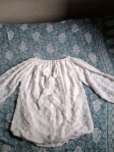 Combo Tops: Black strip shirt &amp; bow top