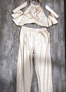 Elegant Cream Two-Piece Set
