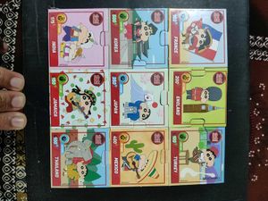 Shinchan Puzzle Cards - World Tour Choki Chok