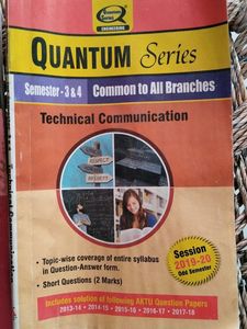 B. Tech Second Year Quantum Series