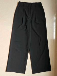 Black Wide Leg Trousers