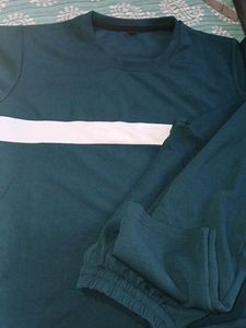 Teal & White Stripe Tracksuit