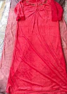 women velvet nighty