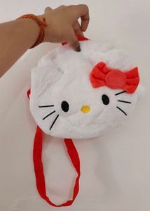 Cute Fluffy Hello Kitty Bag