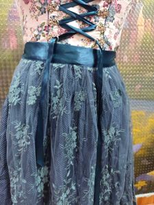 Floral Germanic Drindl dress
