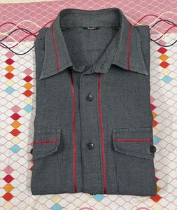 Men's Grey Short Sleeve Shirt