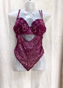 I. Lace Teddy Bodysuit