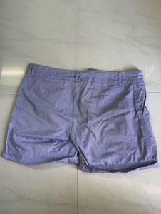 Lavender Women's Pleated Shorts