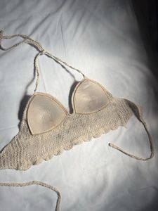 Boho Crochet Bikini Top