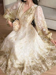 brand new(savana)vintage gold Floral Print Maxi
