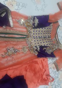 Beautiful Premium Party Wear Dress With Front Slit