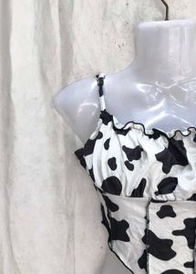 Cow Print Camisole Top