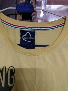 Yellow Graphic Print T-Shirt