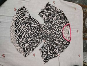 Stylish Zebra Print Top