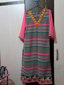 Pure Chiffon Kurti 💗