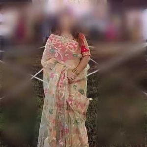 organza muslin saree