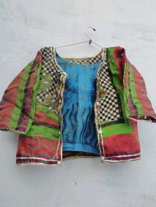 Vintage Colorful Patchwork Jacket Navratri special