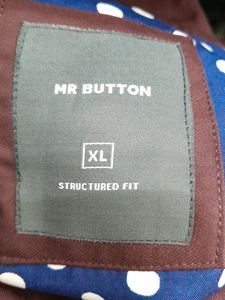 Cross Botton Formal Burgundy Blazer?Men's)