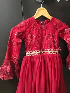 Stunning Red Embellished Gown