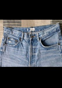 Light Wash Straight Leg Jeans