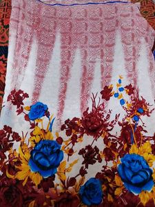 Floral Print Saree