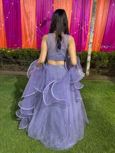Elegant Lavender Lehenga Choli❤️