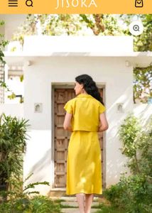 Chic Yellow Dress with Jacket