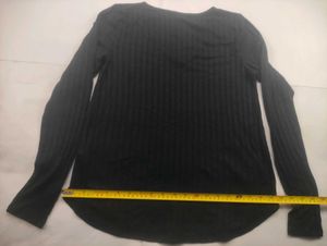 Hollister Ribbed Long Sleeve Top