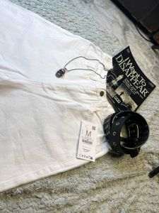 White Wide Leg Jeans