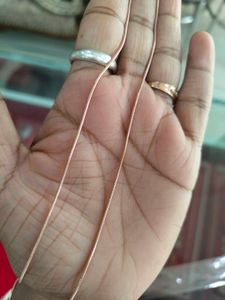 92.5 silver Delicate Rose Gold Chain