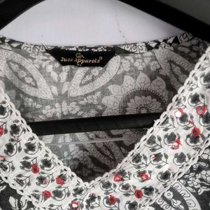 Cotton kurta with dupatta