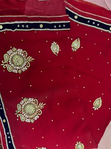 Red saree
