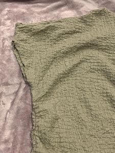 Sage Green one shoulder Top