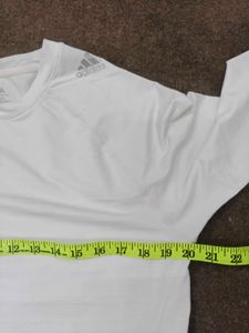 Adidas White Long Sleeve Top