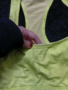Parrot Green Sports Bra