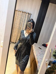 Sparkly Sequin Wrap Dress🧚🏻‍♀️🎀