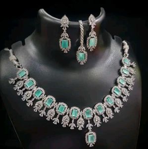American Diamond Necklace Set