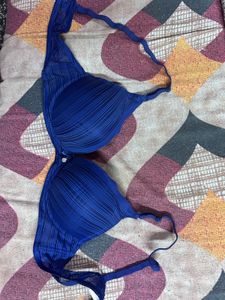 Stylish Blue Bra
