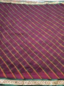 Vintage Gotta Patti Border Saree