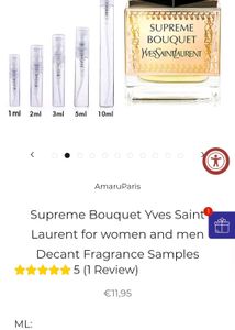 5ML DECANT Supreme Bouquet Luxury Perfume