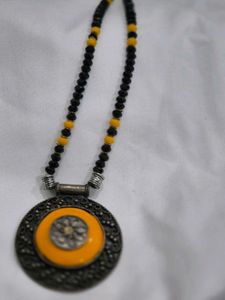 Stunning Blue Beaded Necklace