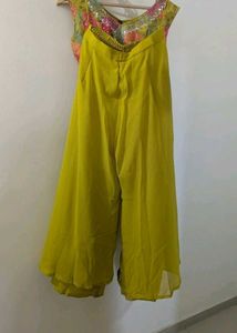 Designer Top with Palazzo &amp; Cape @ 50% OFF