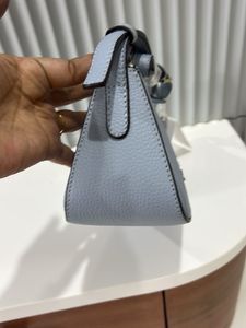 Tory Burch Light Blue Leather Crossbody Bag