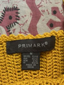 Crochet Camisole Top - Yellow