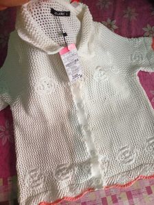 White Knit top