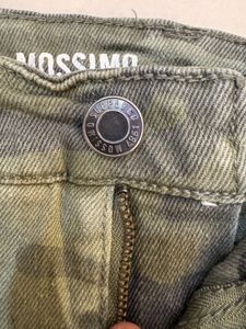 MOSSIMO Camo Ripped Denim Shorts