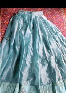 Beautiful Teal Lehenga Choli Set