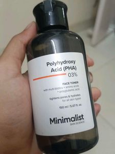 Minimalist Polyhydroxy Acid Face Toner