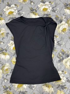 Classic Black Cap Sleeve Top