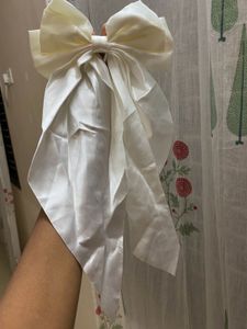 Elegant Satin Bow Hair Clip